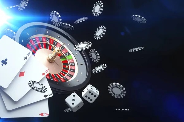 Casino Hold'em payout table showing hand rankings and corresponding odds on a live dealer table display